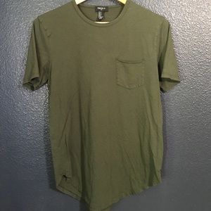 Forever 21 Slim fit Olive Tee